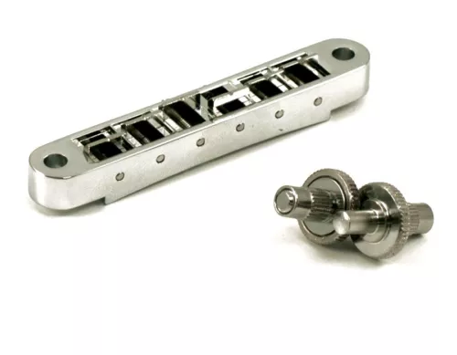 KLUSON NASHVILLE TUNEOMATIC BRIDGE  ZINC CHROME (U.S. MADE) FITS GIBSON KNTOM-C