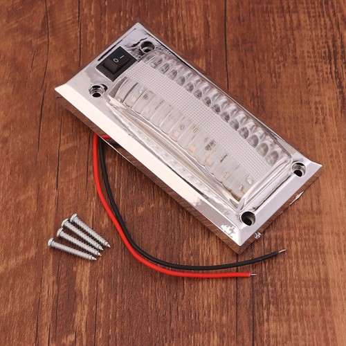 Bright Light Panel Car 12V-24V COB Truck Car Interior Blue Light Reading Lamp - Afbeelding 6 van 12