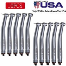 10 NSK Style Dental Air-driven Fast Turbine High Speed Handpiece SANDENT 4 Holes
