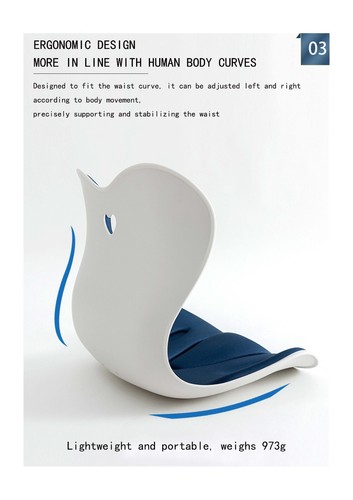 NGT Ergonomic Back and Lumbar Support Seat Cushion - Picture 8 of 8