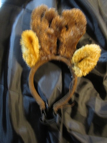 Dog Cat Costume Reindeer Ears Small/medium- - Picture 3 of 3