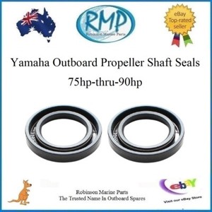 2 X Aftermarket Yamaha Outboards Propeller & Drive Shaft Oil Seals R 93101-25m03