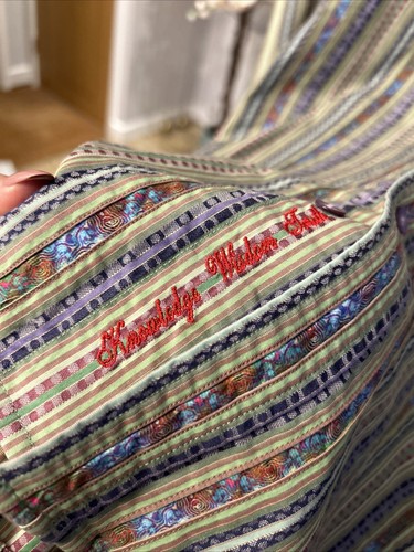 Robert Graham Shirt ~ Medium ~ Excellent Condition Floral Striped - Picture 10 of 15