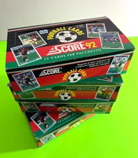 Score 92 Calcio Cards Rare 96 Packets in 4 BOXES MEGA RARE ITALY SOCCER PACKS