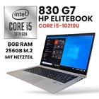 NOTEBOOK HP ELITEBOOK 830 G7 INTEL CORE i5-10210U/8GB RAM/256GB M.2 SSD#HP13