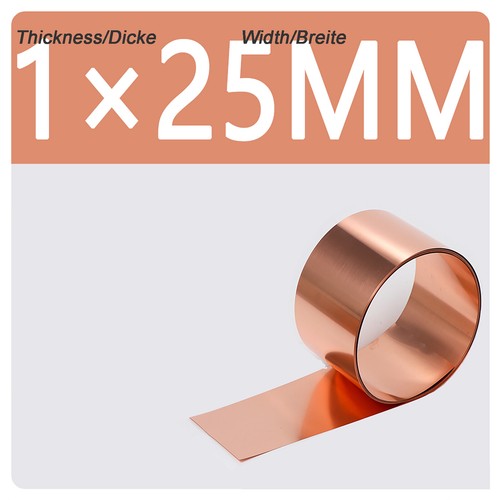 Kupferblech Streifen 0,02/0,03/0,04/0,05 mm bis 1 mm Stärke flexibel reines Kupfer - Bild 168 von 170