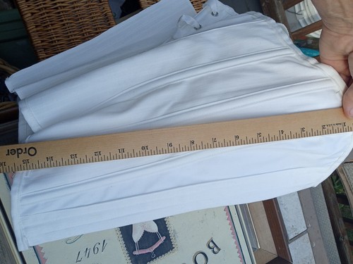 Corset Story 100 % White COTTON Spiral Flat Steel Bones Sz UK 12 NWT - Picture 10 of 14