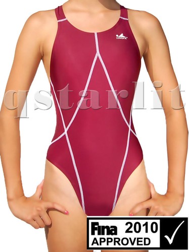 Girl's Endurance Training Competition One Piece Swimsuit Swimwear Size 28 M 12 - Picture 3 of 4