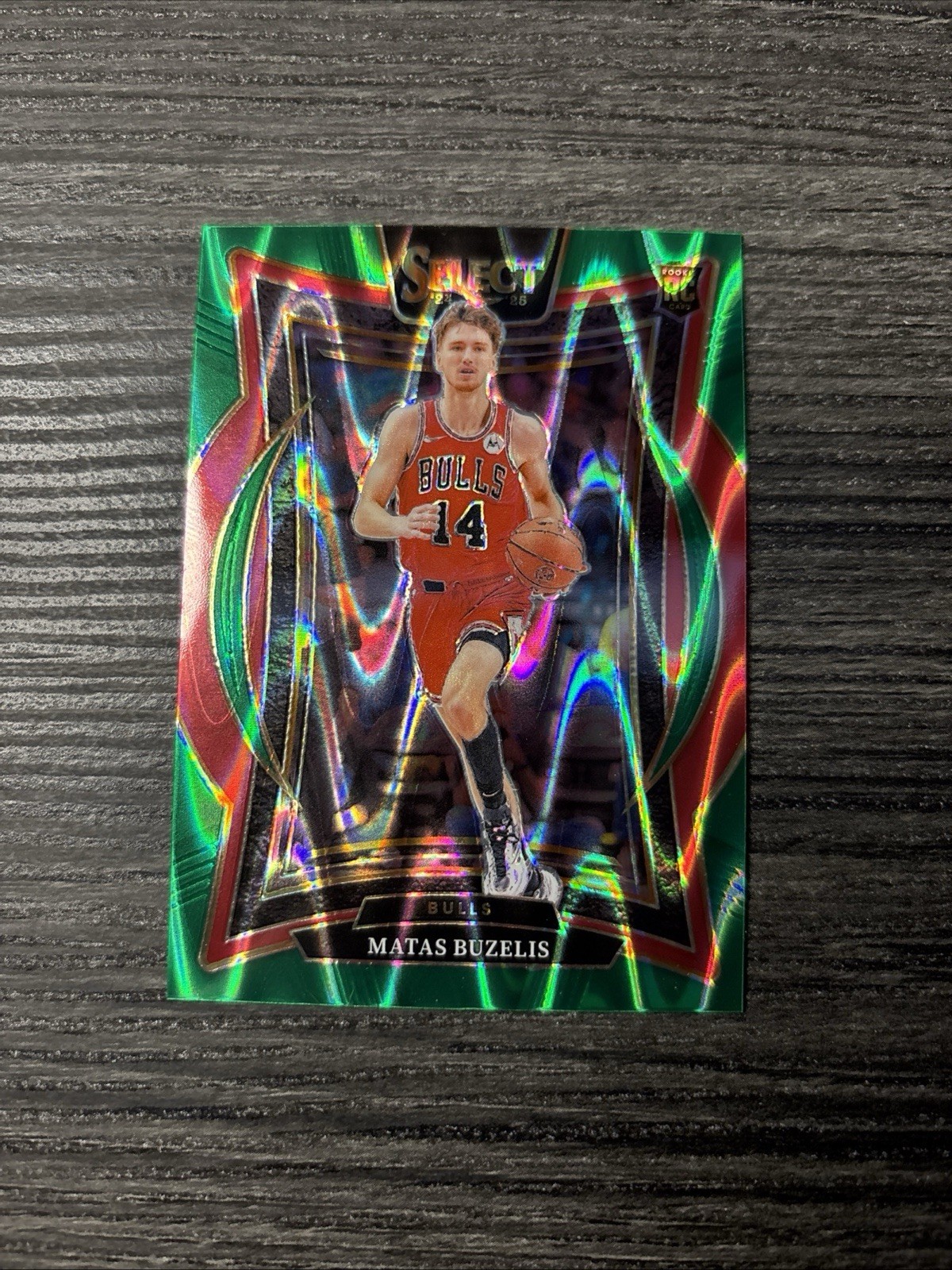 2024-25 Select Matas Buzelis Green Tectonic #70 RC Chicago Bulls