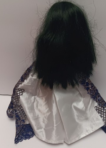 Vintage Barbie PJ / Steffi faceold w/Long Raven Black Hair And Blue Eyes Mattel - Photo 2/4