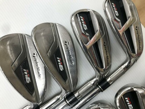 TaylorMade M6 Iron Set 5-9,Pw,Aw,Sw 8pc Flex R REAX85 Steel - Picture 6 of 8