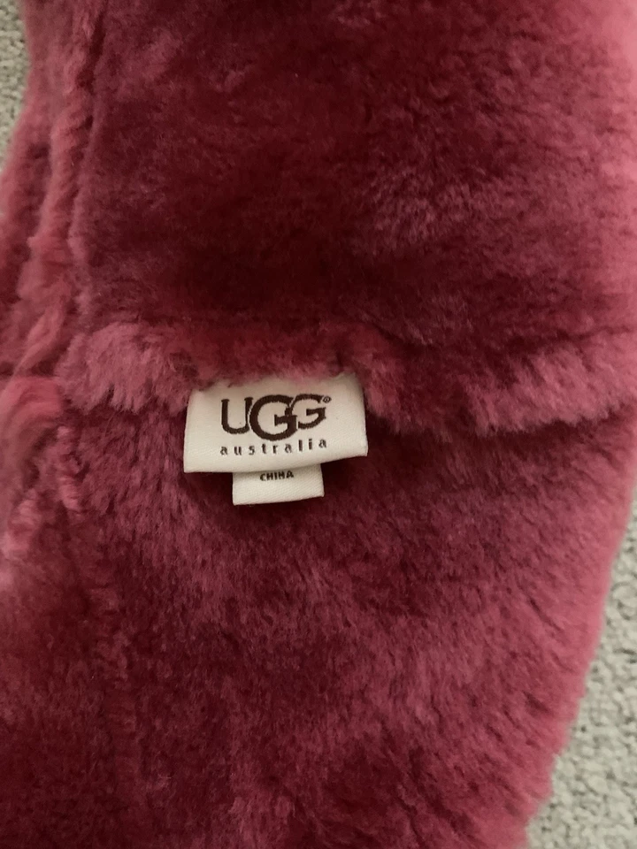 UGG Australia женщин розовый/шелковицы овчины ведро шляпа один размер подходит всем - Изображение 3 из 3