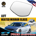 For 16-21 Honda Heated Civic Left Driver Side View Wing Mirror Glass 76253TBAA01