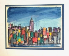 Unknown- Watercolor on paper