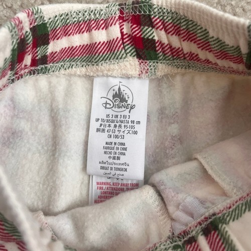 Pantalones de Navidad a Cuadros Disney Chip and Dale Holiday Joggers Niños Talla 3 Unisex - Imagen 6 de 7