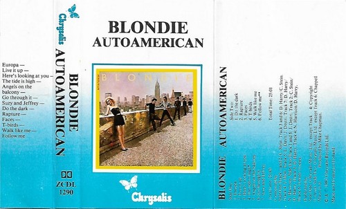 Blondie  Autoamerican CASSETTE ALBUM Electronic Rock Pop Rock New Wave Synth-pop - Picture 6 of 6