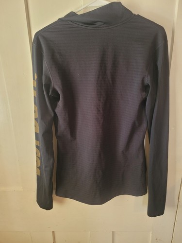 Sudadera Nike Dri Fit Negra Just Do It Mujer 1/4 Cremallera Talla Grande L - Imagen 3 de 3