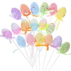  18 Pcs Easter Eggs Decoration Decorations Pathway Stake Realistic Ornaments