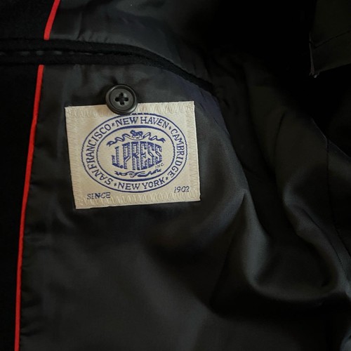 J.PRESS Navy Double Blazer Wool Blend M Vintage Excellent Condition - Picture 22 of 24