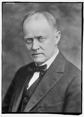 Photo:S.J. Chadwick Portrait Man in Suit and Bow Tie