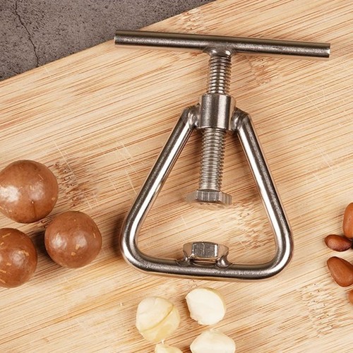 Ergonomic Stainless Steel Nut Cracker For Baking Enthusiasts And Family Kitchen - Picture 5 of 8
