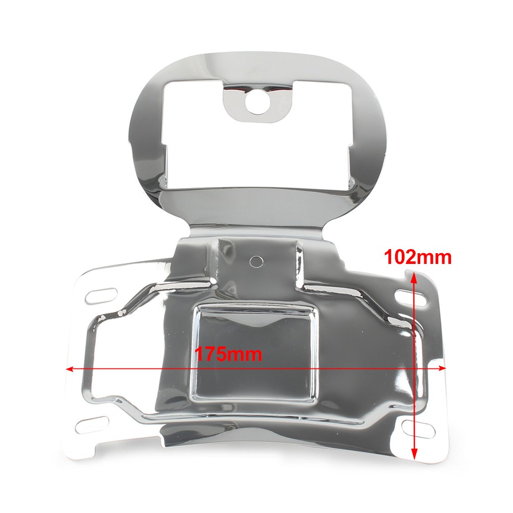 1X Plate Bracket Motorcycle License Plate Relocation Kit For Harley Touring
