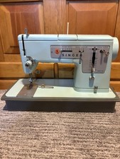 Vintage SINGER 418 Zigzag Sewing Machine with Pedal -fires Right Up.