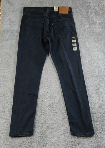 Levi's Strauss 512 Men's size 34x32 Slim Taper Flex Stretch black Denim Jeans - Picture 4 of 4