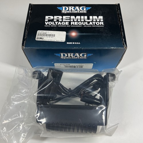 Drag Specialties 2112-1036 Black Premium Voltage Regulator Harley 04-05 Touring - Bild 1 von 8