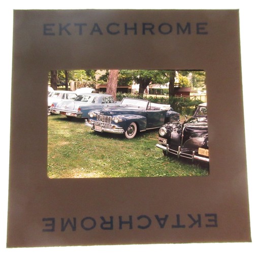 Film Dia Oldtimer Automobil Farbe Ford Lincoln Continental Car Show 1940er 1970 - Bild 4 von 12