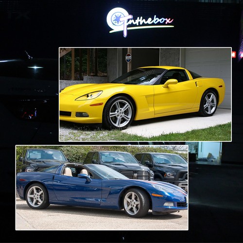 For 2005-2013 Chevrolet C6 Corvette Amber Front & Red Rear Side Marker Lights 4X - Picture 8 of 8