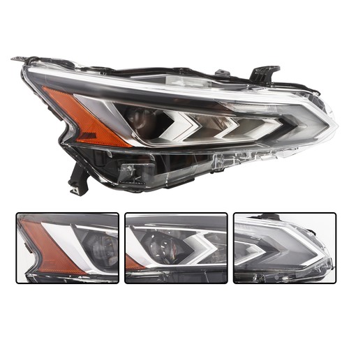 For 19-22 Nissan Altima Style Passenger Side LED Projector Headlight Chrome - Picture 4 of 10