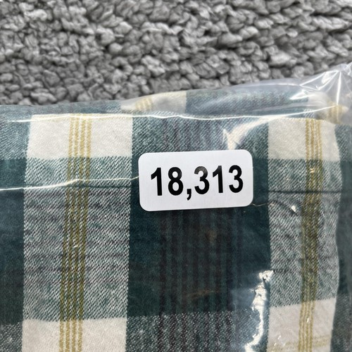 Hazel Creek Dress Small Green Plaid Flannel Cabin Cottage Midi Pockets Relaxed - Bild 11 von 11