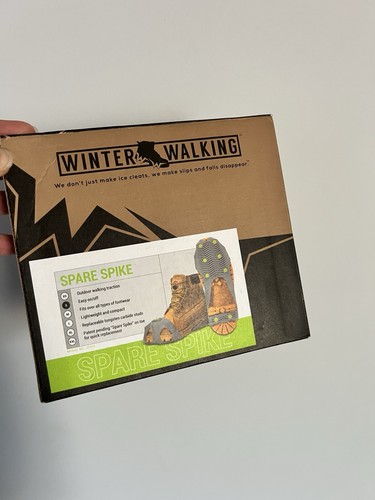 Winter Walking Spare Spike Shoe Grips Size Small Men Women Hiking Ice Snow NEW! - Picture 1 of 3
