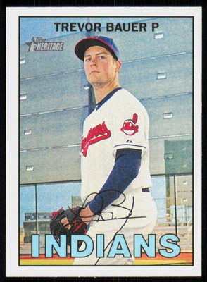 2016 Topps Heritage Trevor Bauer Cleveland #282
