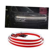 Car Hood Light Strip Flexible Dynamic Daytime LED Running Lights, 79 Inch White