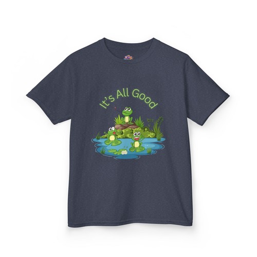 Cute 'It's All Good' Kids Tee for Playful Days, Kids Cotton Shirt - Picture 64 of 83