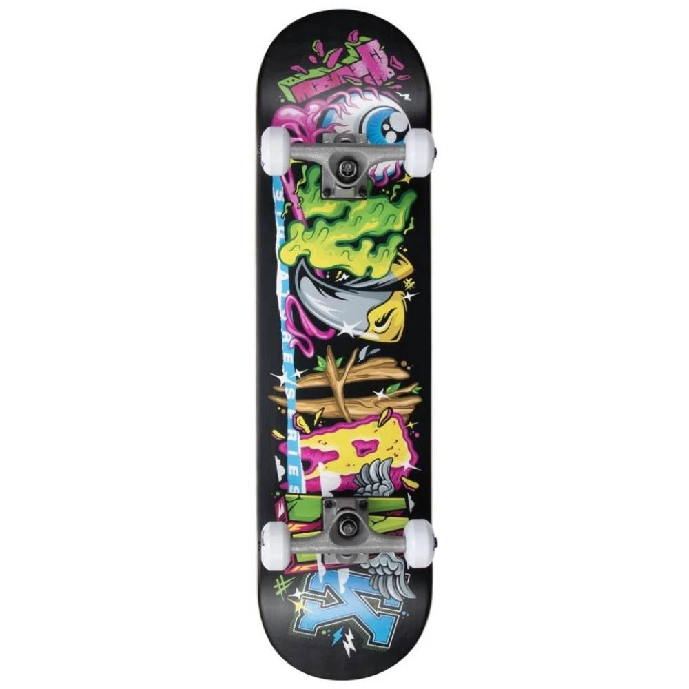 Tavola Skateboard Bambino 70 Cm In Legno Ruote Max 50 Kg Skate Per Ragazzi Hippy