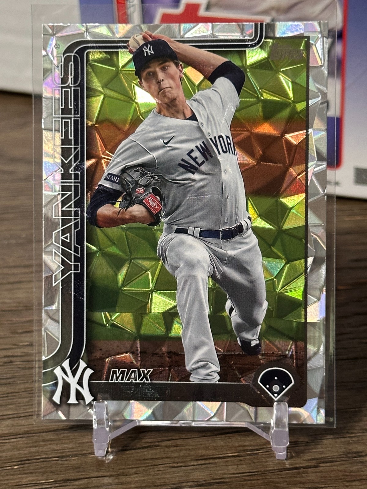 2025 Topps Series 2 Diamante Foil Max Fried New York Yankees #609