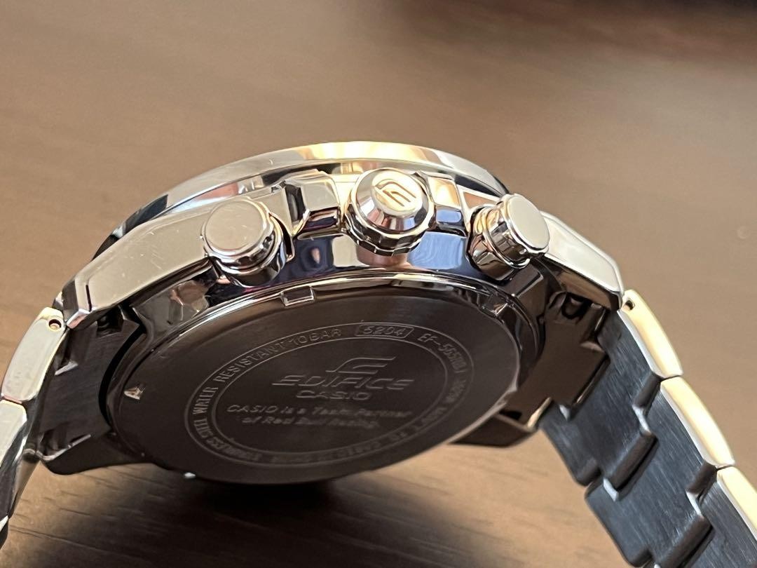 CASIO EDIFICE EF-565RBJ-1AJF RedBull 稼働品 Casio Edifice EF-565RBJ-1A Red Bull Racing Limited Edition
