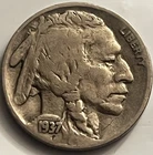 1937-S Buffalo Nickel Good Detail Solid Eye Appeal San Francisco BN1601