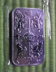 The Royal Mint 1 OZ Silver Royal Celebration Bar Bullion in Mint Sealed Plastic