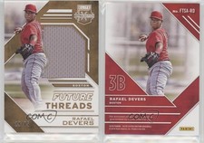 2016 Elite Extra Edition Future Threads Silhouettes Holo Gold /75 Rafael Devers