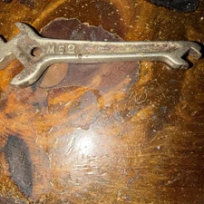 ANTIQUE WRENCH 3 WAY COMBO 89W FARM TRACTOR BUGGY 5.5" OPEN END MODEL T 