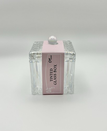 Neu Target Bullseye's getöntes Glas Geschenkbox irisierend Bommel klar Schale - Bild 1 von 3