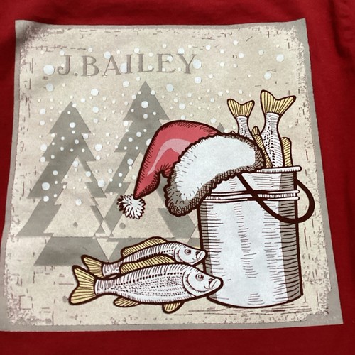 Boys J.Bailey 4T Red Christmas Fish T Shirt Adorable Fun Holiday Shirt - Picture 7 of 7