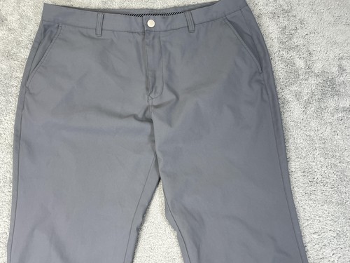 Bonobos Golf Pants Mens 38x36 Gray Athletic Fit Performance Polyester Stretch - Picture 3 of 16