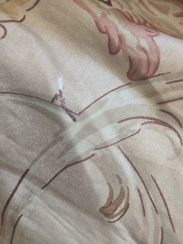 Ralph Lauren Guinevere Cotton Sateen Tan Floral QUEEN Bed Skirt Dust Ruffle - Picture 8 of 13