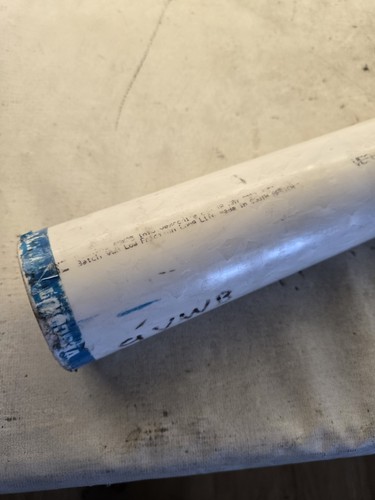 Tubo Vesconite 65x25 39" de largo, material del rodamiento - Imagen 1 de 10