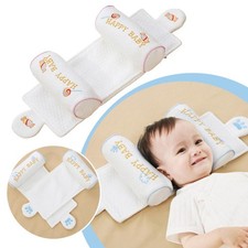 Baby Pillow White Embroidery Cotton Breathable Flat Pillow for Daily Use Z5 N7A3